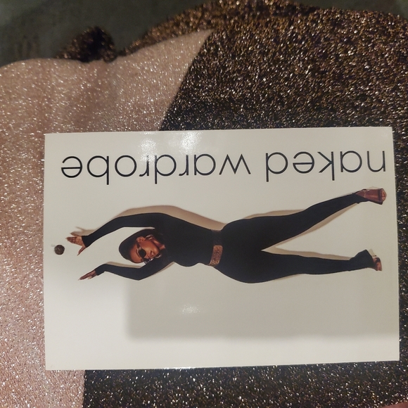 NAKED WARDROBE Sparkly Cowl Neck Mini Dress S - Picture 11 of 13